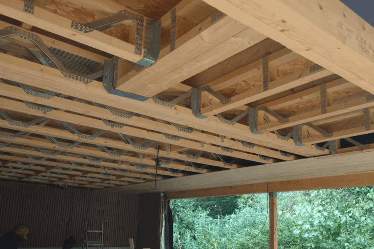 Commercial joinery project for roofing timbers