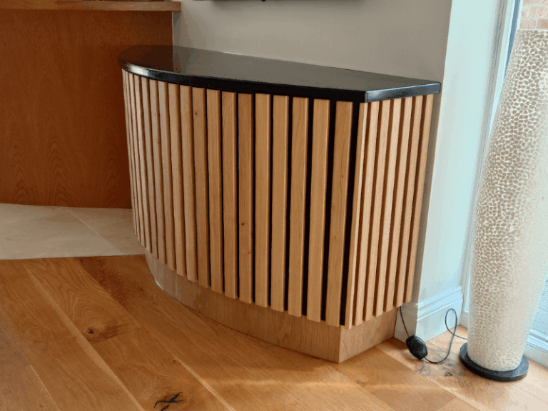 Custom curved cabinet