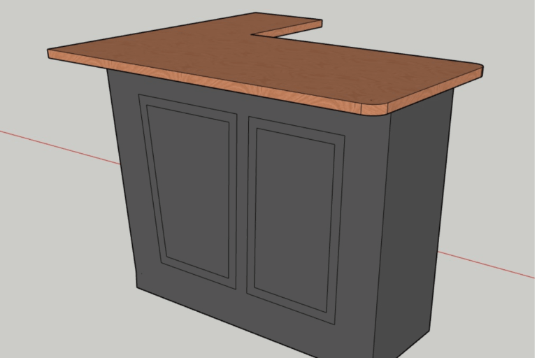 Kitchen unit design for custom joinery