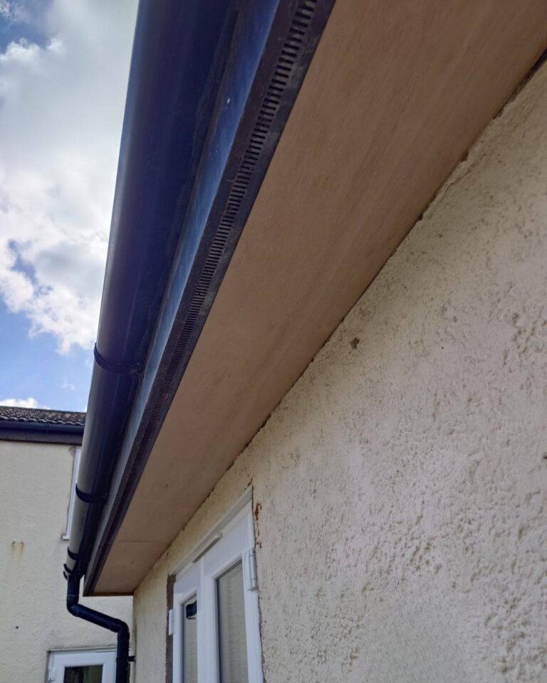 Timber fascia and soffits installed on residential property