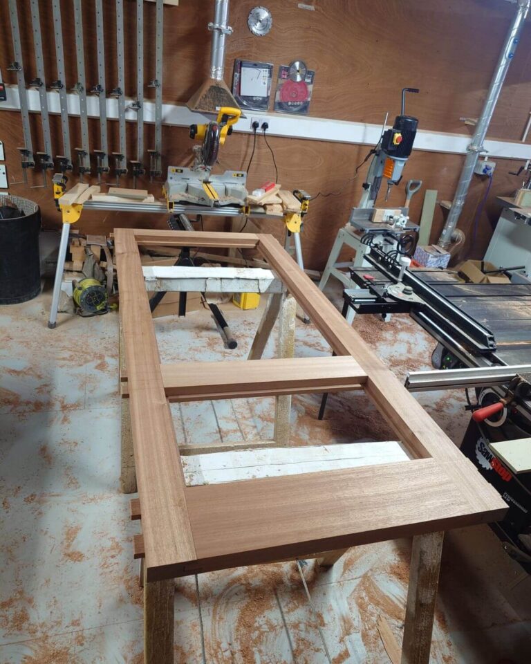 Traditional style fitted doors crafted from solid wood