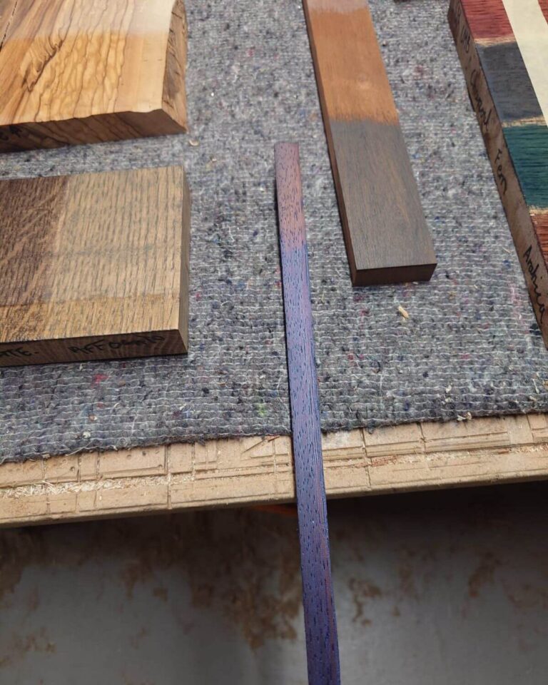 Rubio Monocoat staining samples
